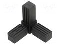 Mounting coupler; for profiles; polyamide; -30÷100°C; I: 56mm ELESA+GANTER STC.20-3A-3W-R-C9