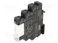 Relay: interface; SPDT; Ucntrl: 24VDC; 16A; for DIN rail mounting WEIDMÜLLER TRS-24VDC-1CO-16A