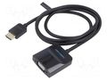 Converter; HDMI plug,VGA female; 1m; black; Support: 1080p; black VENTION 42437