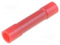 Tip: butt splice; insulated; copper; 0.3÷1.65mm2; tinned; crimped NICHIFU TMVB-1.25