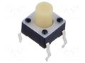 Microswitch TACT; SPST-NO; Pos: 2; 0.05A/24VDC; THT; none; 1.6N TE Connectivity 1-1825910-8