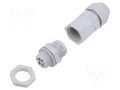 AC connector 3773 IP66/IP68 TERMINAL BLOCK 3P Grey AAG STUCCHI 3773-3P/G