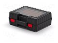 Case; tool case; black; polymer; Cover mat: polycarbonate; HEAVY KISTENBERG KHV40S-S411