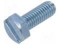 Screw; M6x16; 1; Head: hexagonal; slotted; steel; zinc; DIN 933Sz BOSSARD B6X16/BN63