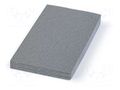 Foam insert; grey; 285x155x20mm KISTENBERG KFI402