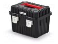 Chest; tool case; black; polymer; HEAVY; 445x360x337mm; 25kg KISTENBERG KHV453535M-S411