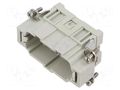 Connector: HDC; contact insert; male; CCE; PIN: 10; 16A; 600V; 10+PE ILME CCEM10