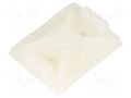 Holder; self-adhesive; polyamide; UL94V-2; natural; FH: 3.2mm HELLERMANNTYTON TY8G1S-NA