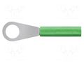 Connector: ring; plug; banana 4mm socket,ring 8,4mm; 60VDC; 32A SCHÜTZINGER LB4-RKSSN8.4-GN