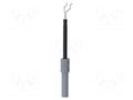 Measuring tip; 1A; grey; Socket size: 4mm; Plating: nickel plated SCHÜTZINGER ZPK8188NI-GR