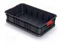 Container: cuvette; black; 520x327x125mm; 50kg; MODULAR SOLUTION KISTENBERG KMS553510
