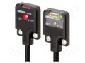 Sensor: photoelectric; Range: 0÷500mm; NPN; DARK-ON; Usup: 12÷24VDC OMRON E3T-FT12-2M