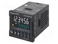 Counter: electronical; LCD; pulses; -99999÷999999; SPDT; 12÷48VDC OMRON H7CC-R11WD