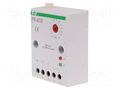 Relay: installation; load-shedding; NO; Ucoil: 230VAC; wall mount F&F PR-603
