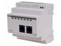 RGB controller; for DIN rail mounting; 24VDC; IP20; F&Home; RJ45 F&F MH-RGB-1