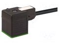 Valve connector; plug; Type: A; PIN: 2; Contacts ph: 18mm; female MURRELEKTRONIK 7000-18021-6360500