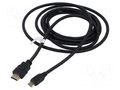 Cable; HDMI plug,mini HDMI plug; PVC; HDCP 2.2,HDMI 2.0; Len: 5m GOOBAY GOOBAY-74088