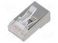 Connector: RJ45; plug; PIN: 8; Cat: 6a; 8p8c; for cable; IDC,crimped MH CONNECTORS MHRJC6AR21NN