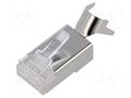 Connector: RJ45; plug; PIN: 8; Cat: 6; shielded; 8p8c; for cable MH CONNECTORS MHRJC6R122N
