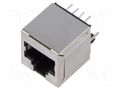 Connector: RJ45; socket; PIN: 8; Cat: 6; shielded; 8p8c; THT; straight MH CONNECTORS MHRJJC6NFVS1