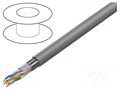 Wire; F/UTP; 4x2x23AWG; 6; wire; Cu; Insulation: PVC; grey; 305m LANBERG LCF6-11CU-0305.S