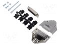 Connector: D-Sub HD; PIN: 44; plug; female; for cable; straight MH CONNECTORS MHDTPK25HD44FS-K