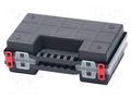 Container: collective; with boxes; black; double; 287x186x100mm KISTENBERG KNOS302010B