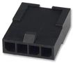 CONNECTOR HOUSING, PLUG, 4 WAY, NYLON 1445049-4