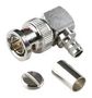 RF COAXIAL, BNC, RIGHT ANGLE PLUG, 50OHM B1112E1-ND3G-5-50