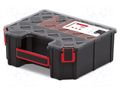 Container: collective; with partitions; black; high; TAGER CARBO KISTENBERG KTGC302510S