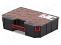 Container: collective; with boxes; black; high; 390x284x105mm KISTENBERG KTGC403010B