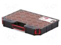 Container: collective; with boxes; black; low; 390x284x60mm KISTENBERG KTGC40306B