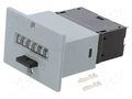 Counter: electromechanical; pulses; 999999; Resetting: manual KÜBLER 1.230.110.033
