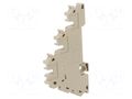 Splice terminal: rail; 2.5mm2; ways: 3; terminals: 6; beige; wemid WEIDMÜLLER DLD2.5DB