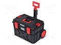 Chest; tool case; with wheels; black; polymer; X BLOCK PRO; IP55 KISTENBERG KXB604045-S411