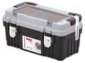 Chest; tool case; black-grey; polymer; OPTIMA; 470x256x238mm; 13kg KISTENBERG KOPA5025BM-4C