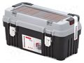 Chest; tool case; black-grey; polymer; OPTIMA; 540x278x269mm; 20kg KISTENBERG KOPA5530BM-4C
