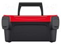Chest; tool case; black-red; SMART; 328x178x160mm; 6kg; SMART 32 KISTENBERG KSM32-3020