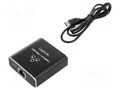 Switch Ethernet; RJ45 socket x3,USB C socket; PnP,PoE (PoE) LOGILINK NS0011