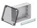 Enclosure: junction box; X: 190mm; Y: 240mm; Z: 112mm; IP66 OBO BETTERMANN OBO-2007756