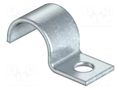 Screw mounted clamp; ØBundle : 25mm; Ømount.hole: 6mm; W: 14mm OBO BETTERMANN OBO-1009427