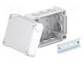 Enclosure: junction box; X: 116mm; Y: 150mm; Z: 84mm; IP66 OBO BETTERMANN OBO-2007712
