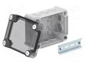 Enclosure: junction box; X: 116mm; Y: 150mm; Z: 84mm; IP66 OBO BETTERMANN OBO-2007752