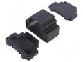 Enclosure: for DIN rail mounting; Y: 98.3mm; X: 60.5mm; Z: 69mm GAINTA ALUD3MG-PBK-V0