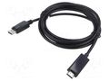 Cable; DisplayPort plug,HDMI plug; 3m; black; DisplayPort 1.1 LANBERG CA-DPHD11CC-0030BK