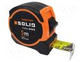 Measuring tape; L: 5m; Width: 25mm SOLID TOOLS SOLID-6443B