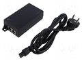 PoE power supply unit; IEC C14,RJ45 socket x2; 10/100/1000Mbps LOGILINK POE007