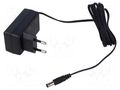 Power supply: switching; mains,plug-in; 12VDC; 2A; 24W; 81.16% POS POS12200A-H