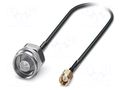 Cable; N male,SMA male; FRNC; shielded connectors; black; 0.5m PHOENIX CONTACT 1340139
