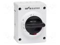 Switch-disconnector; Poles: 4; screw; 40A; IP66; KEM; Colour: grey KATKO KEM440M2